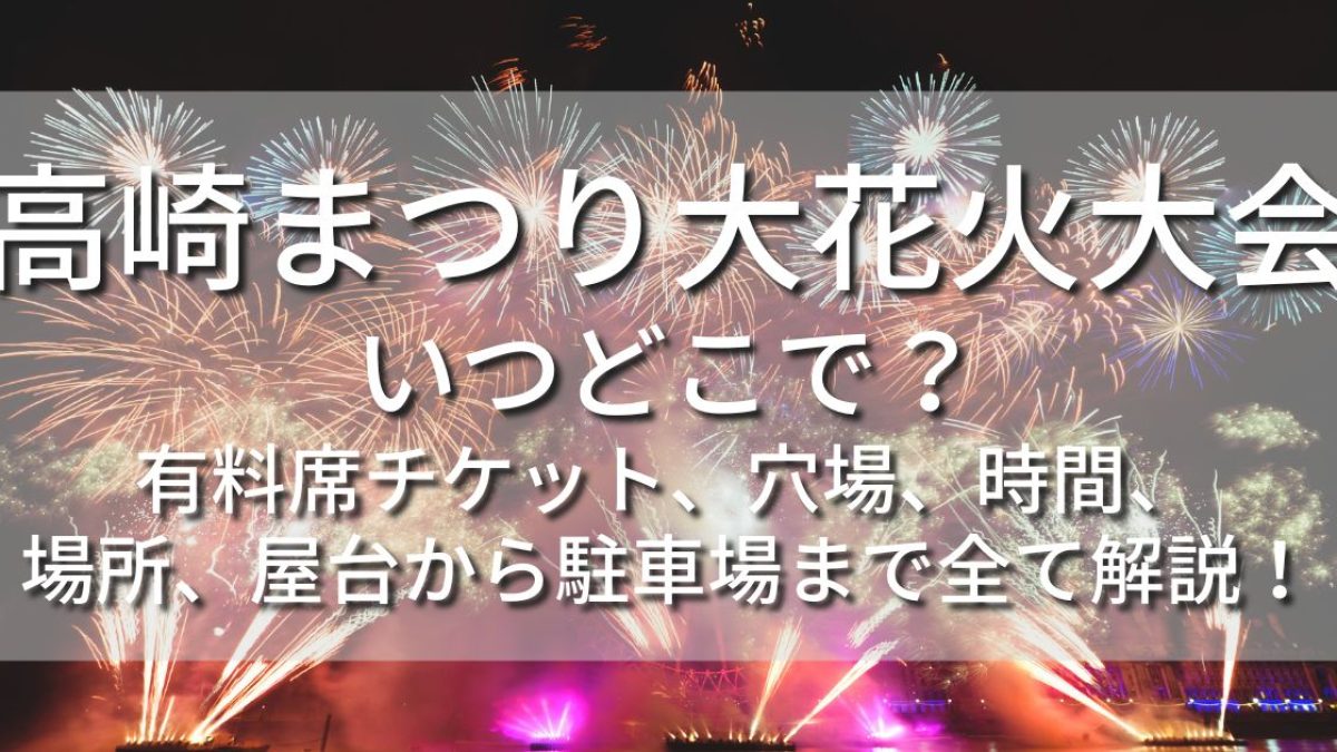 高崎花火大会 チケット - その他